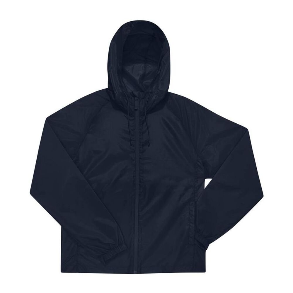 B&C Unisex Adult Reset Lined Windbreaker / Navy